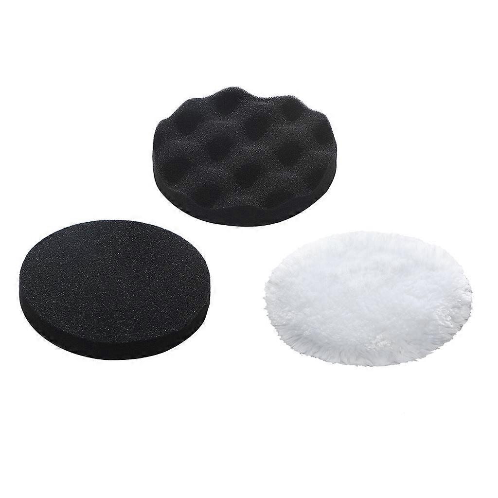 Car Waxer Buffer Polishing Pads Scratch Repair Waxing Applicator Drill Adapter