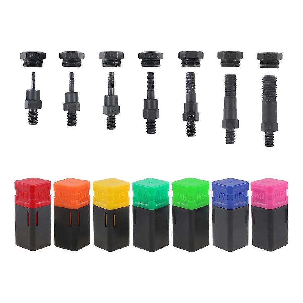 Manual Ram Gun- Ram Head- Rivet Nut Gun- Drill Adapter M3 M4 M5 M6 M8 M10 M12