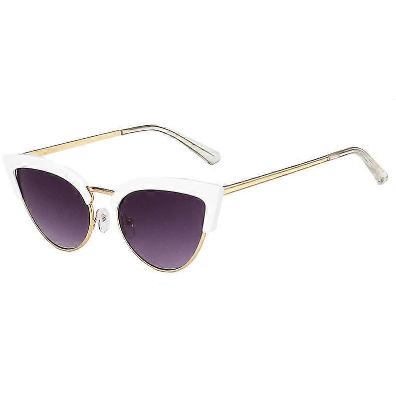 Anti Blue Light Blocking Cat Eye Glasses Metal Frame Women Luxury Retro Eyeglasses for Ladies Optical Frame Computer Goggles