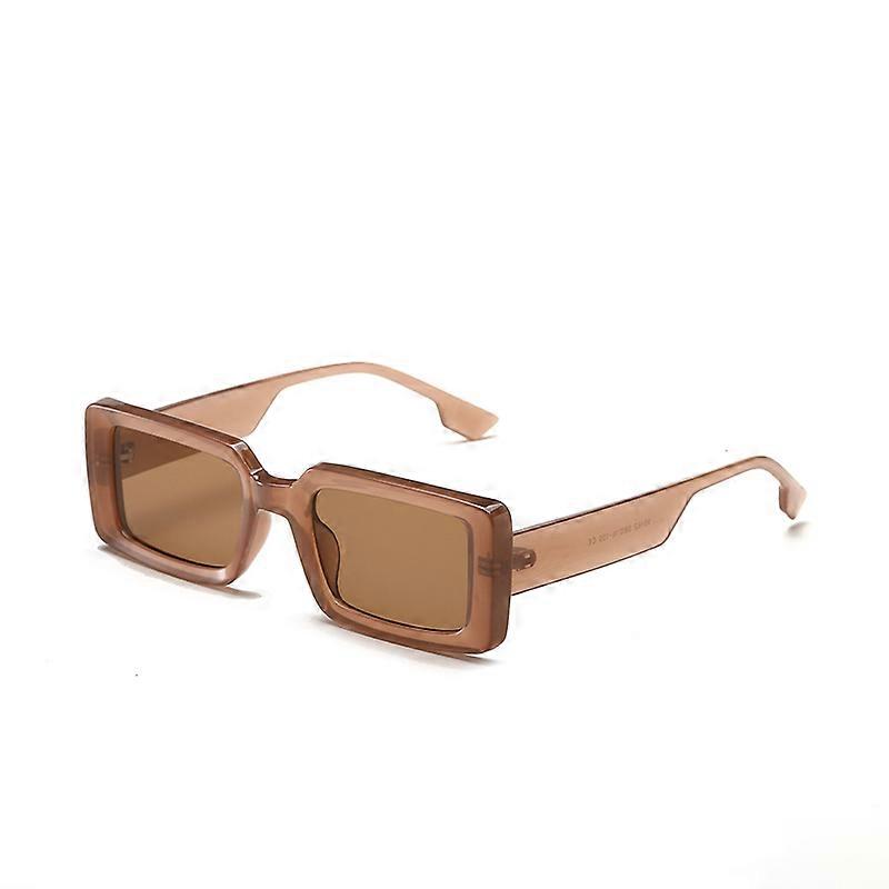 DDDLONG Retro Mode Firkantede Solbriller Kvinder Mænd Solbriller Klassisk Vintage UV400 Udendørs Oculos De Sol D66