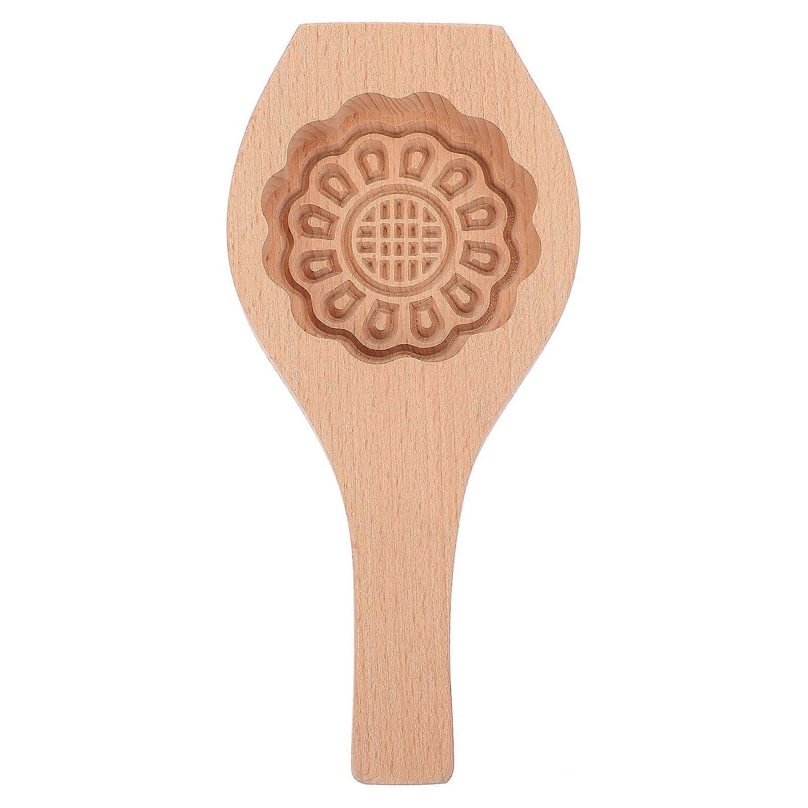 1 पीसी लकड़ी चंद्रमा केक मोल्ड DIY बेकिंग मोल्ड पेस्ट्री मोल्ड रसोई पाक आपूर्ति