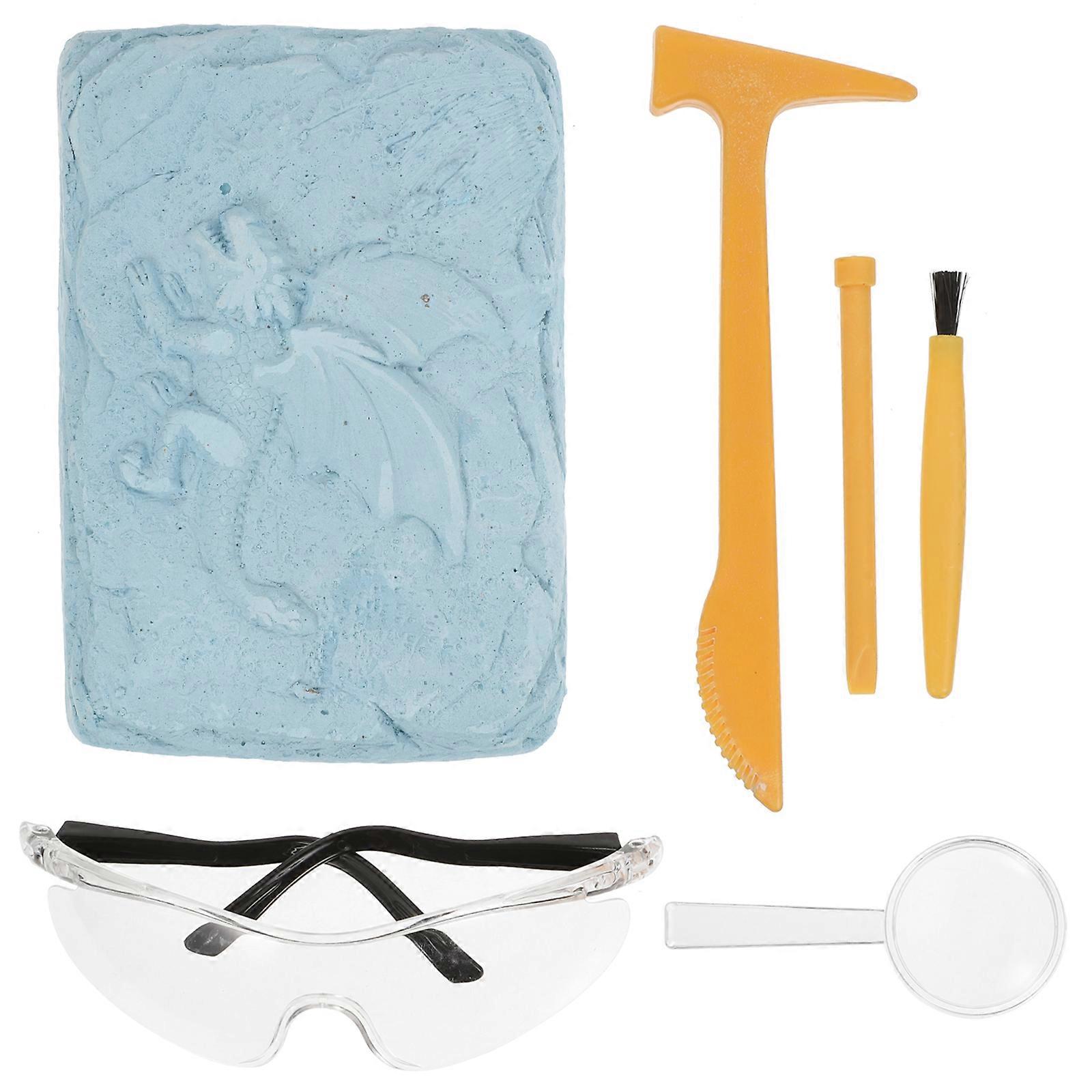 1 Set DIY Dinosaur Excavation Toys Dinosaur Fossil Toy Dig Up Dinosaurs Bones Toy