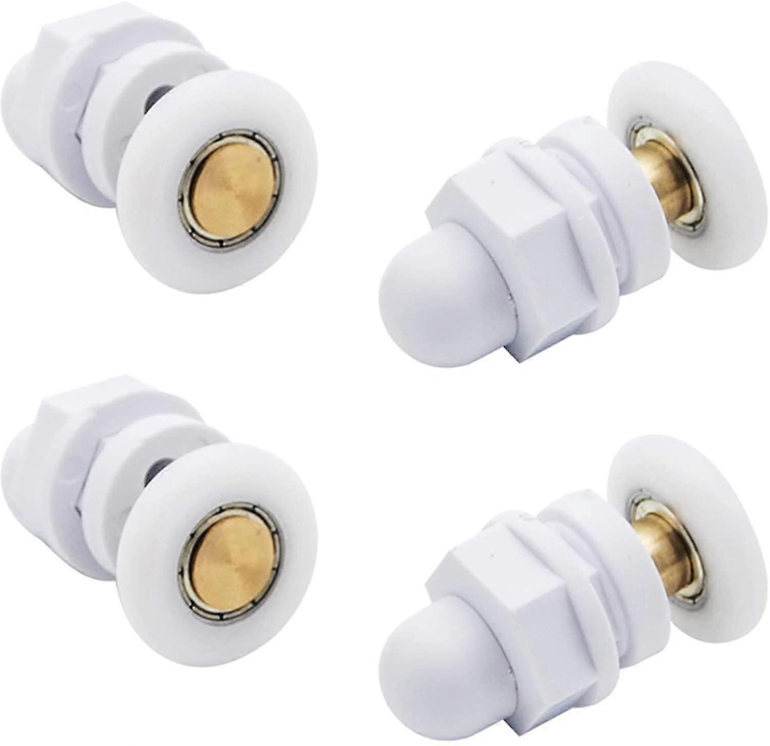 Shower Door Sliding Casters, Durable, Waterproof And Rust-proof (pack Of 4)