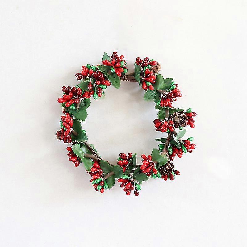 4pcs Hs With Pinec Ring, Rative Glass