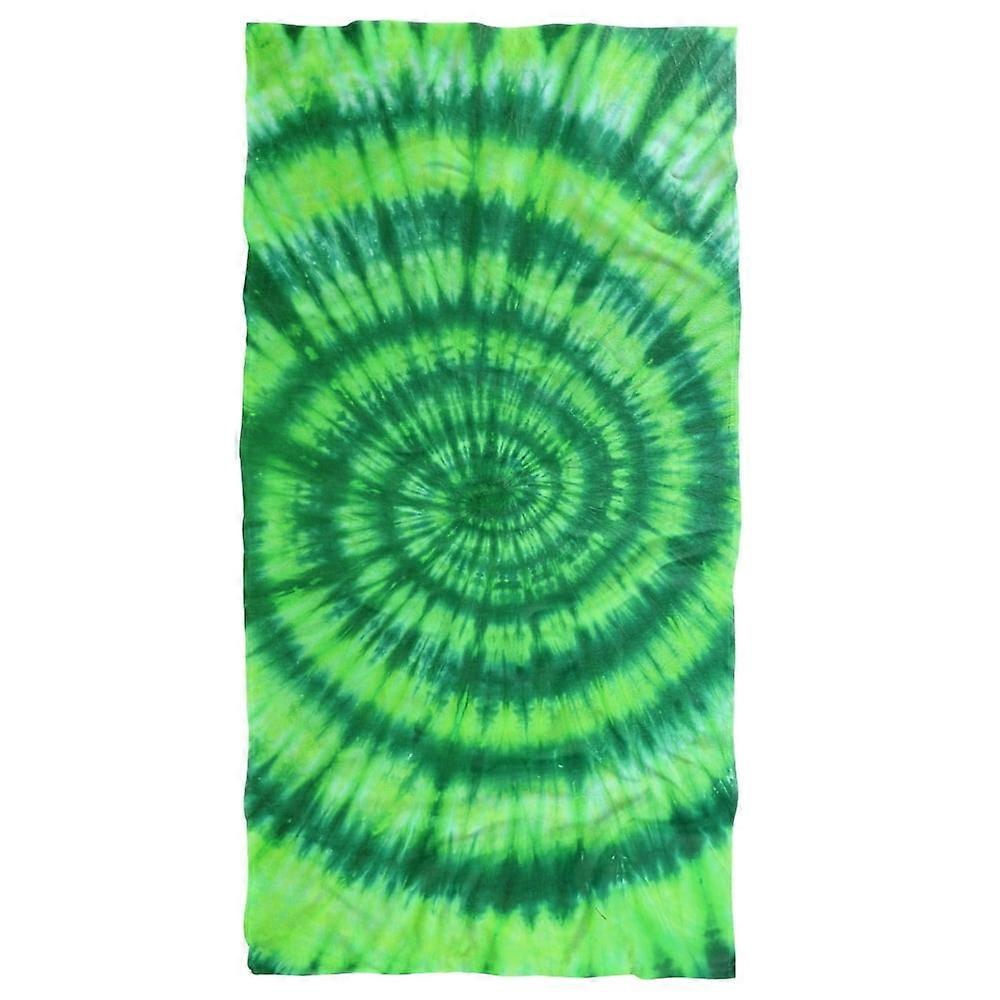 y65Green Tie-Dye rantapyyhe kanr65