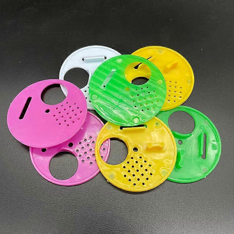 Gaibosi 50PCS Beekeeping Rotate Hive Entrance Discs Attchment To Nuc Boxes Queen Excluder Woker Bees Exit Enter Ventilator Full Open