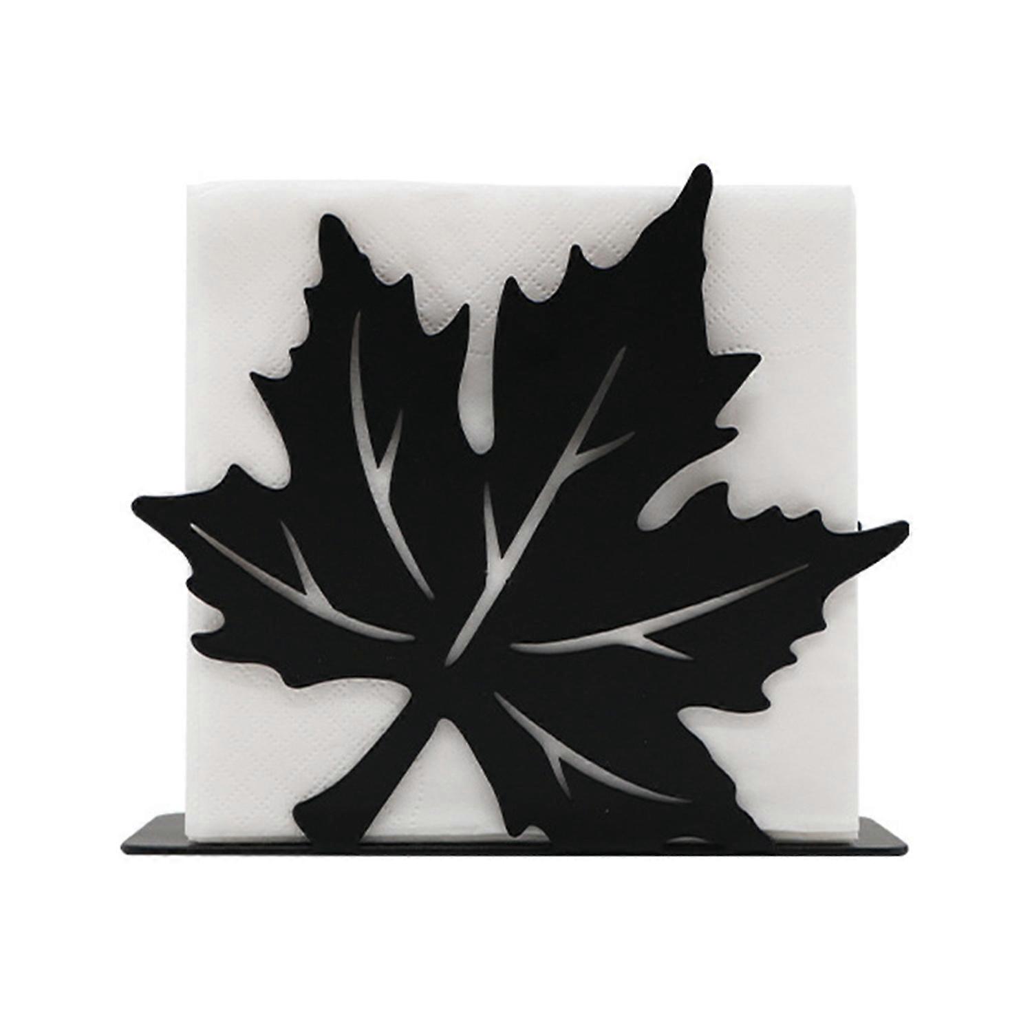 Creative Napkin Rack Holder Solid Base One-Piece Design Exquisite Pattern Tissue Dispenser Storage