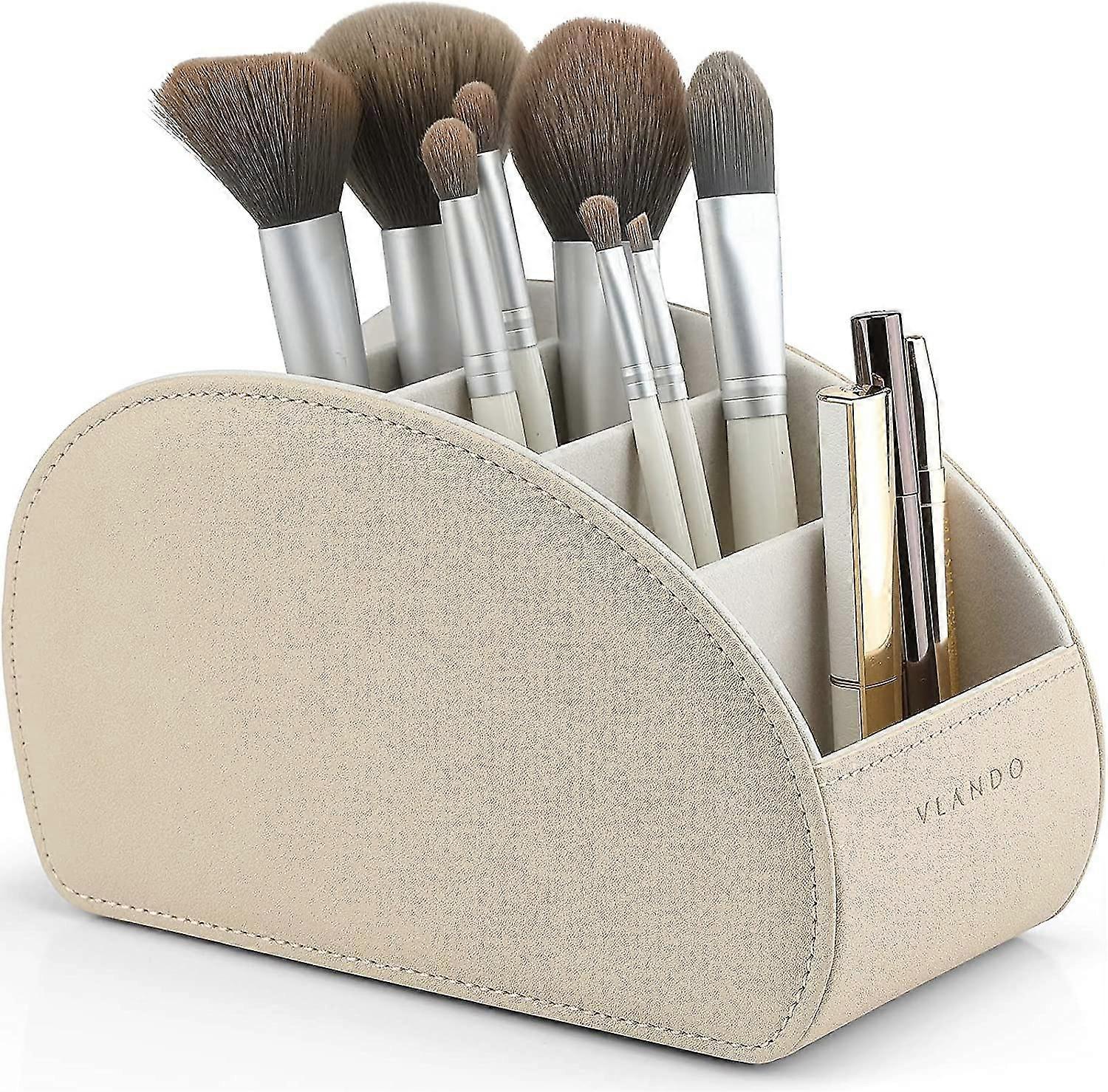 Cosmetic Brush Box With Compartments Slot