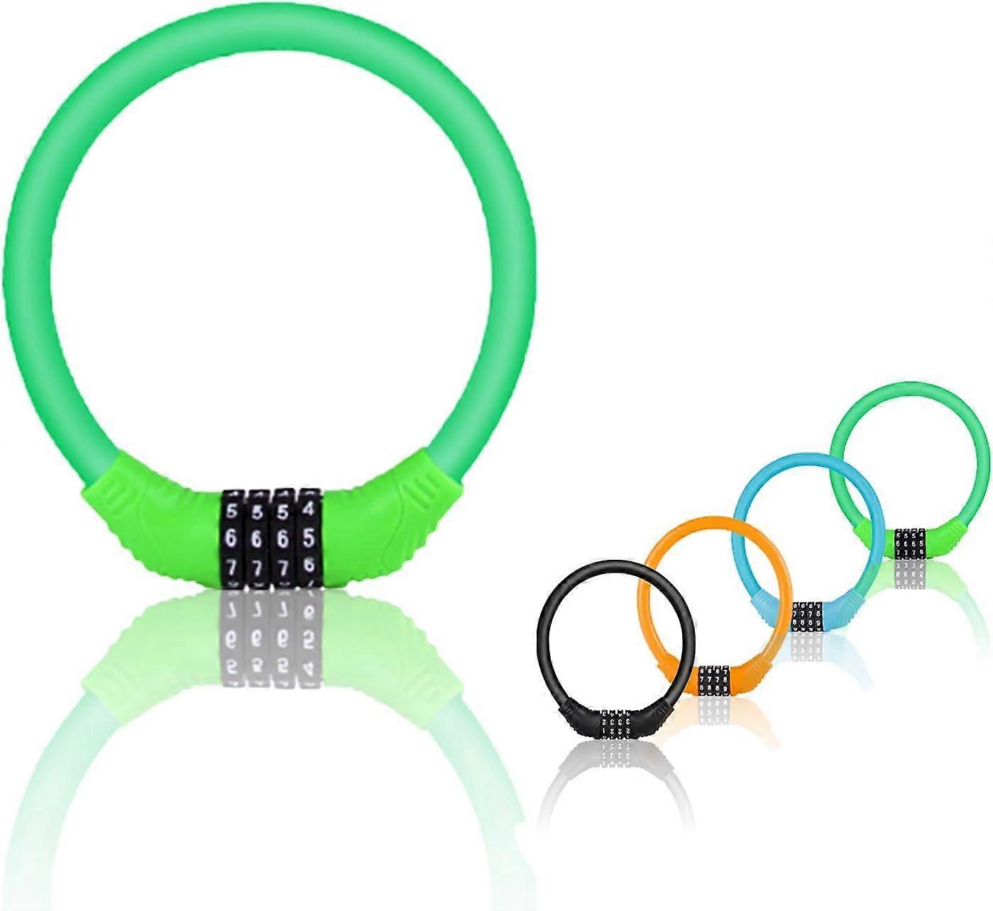 High Security Bike Lock - 4-Digit Combination Password Lock