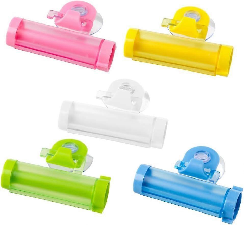 5pcs Toothpaste Hand Roller Squeezer: Squeezer Toothpaste Squeezer Toothpaste Winder Toothpaste Squeezer Roller Bathroom Accessories Cup Toothpaste Sq