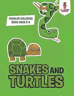 Snakes and Turtles  Toddler Coloring Book Ages 24