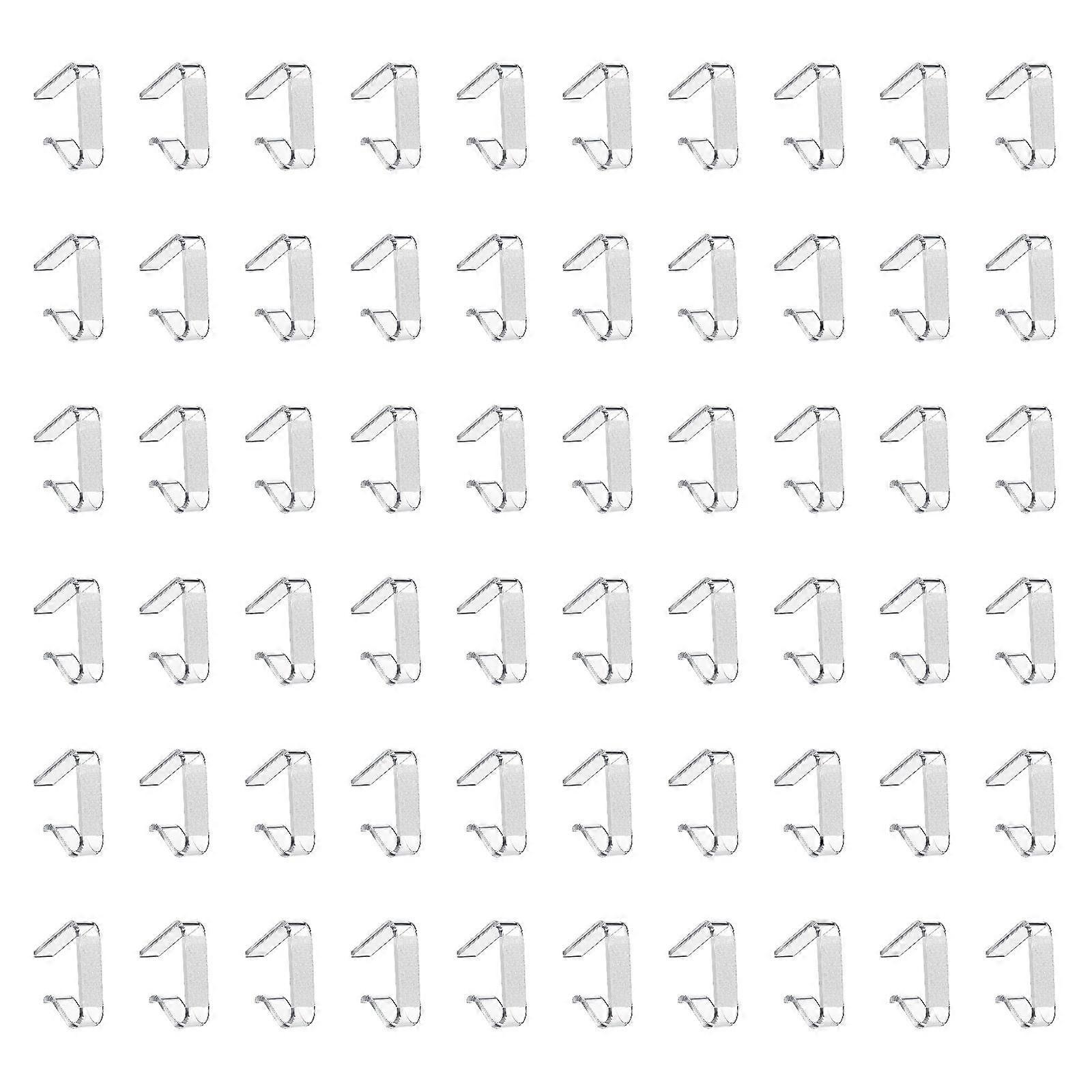 60x Tablecloth Clips Holders Clear Holder Clips Multifunctional Premium Table