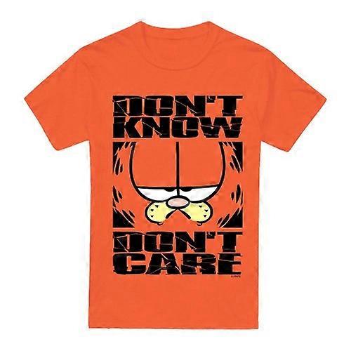 Garfield Mens Don't Know Don't Care T-Shirt