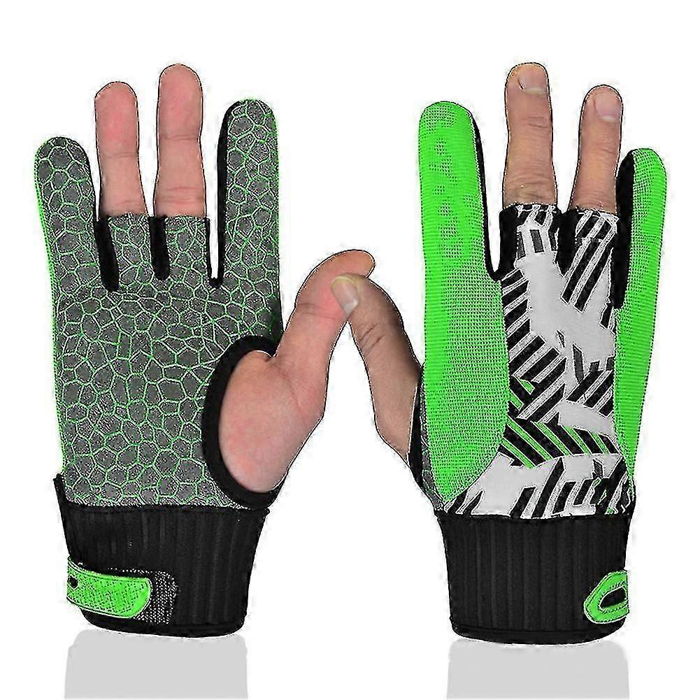 Gants de bowling antidérapants Doigts Show Gants Gant de bowling de sport en silicone résistant à l’usure