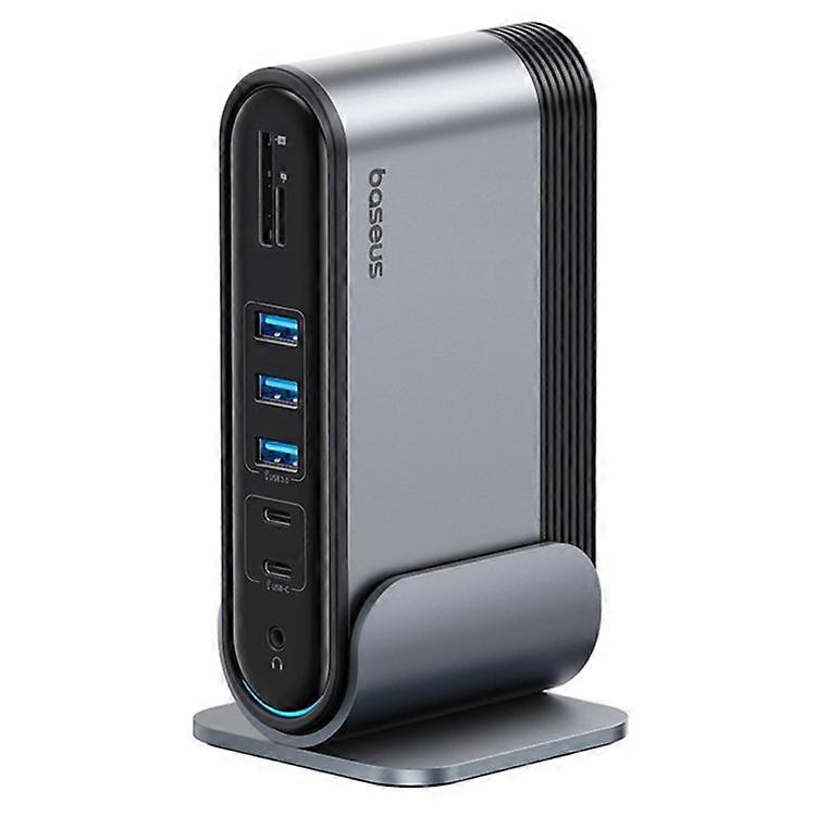 BASEUS UnionJoy 17-Port Triple-Display Docking Station 4K HD PD 100W USB3.0 Hub RJ45 SD / TF Card Reader Adapter