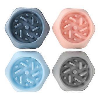 Tazón de comida lenta para perros Bloat Stop Prevent Choke Washable Puzzle Slow Feeder Tazón para perros pequeños y medianos