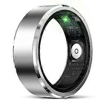 R5 Rate Schlafüberwachungsring Multifunktionaler Legierungsring mit Char Silver Größe 11 mehrfarbig