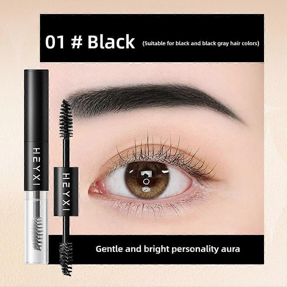 Double Head Dyed Eyebrow Cream Brush Fine Brow Definition Shaper