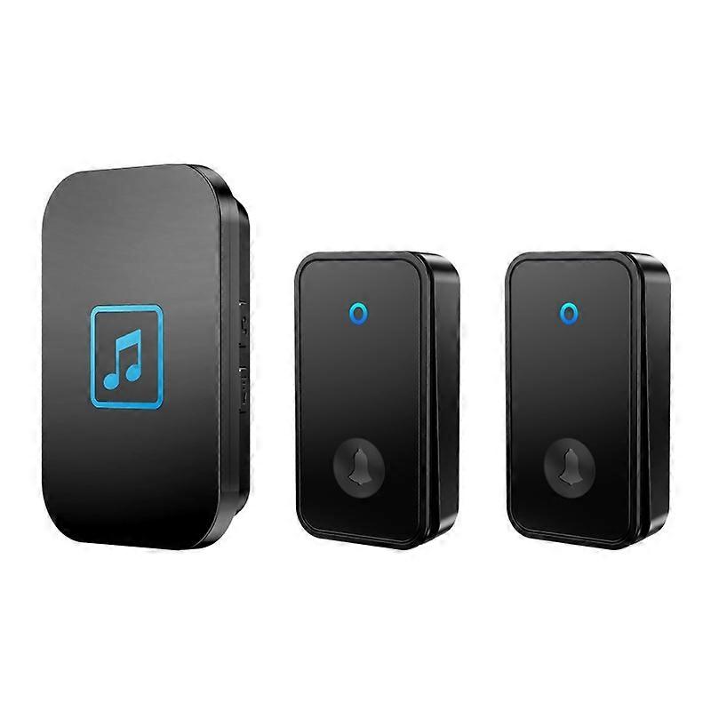 CACAZI FA86 150m Distance Wirelessell Set with 2 Transmitter/Receiver Self-Powered Smart
