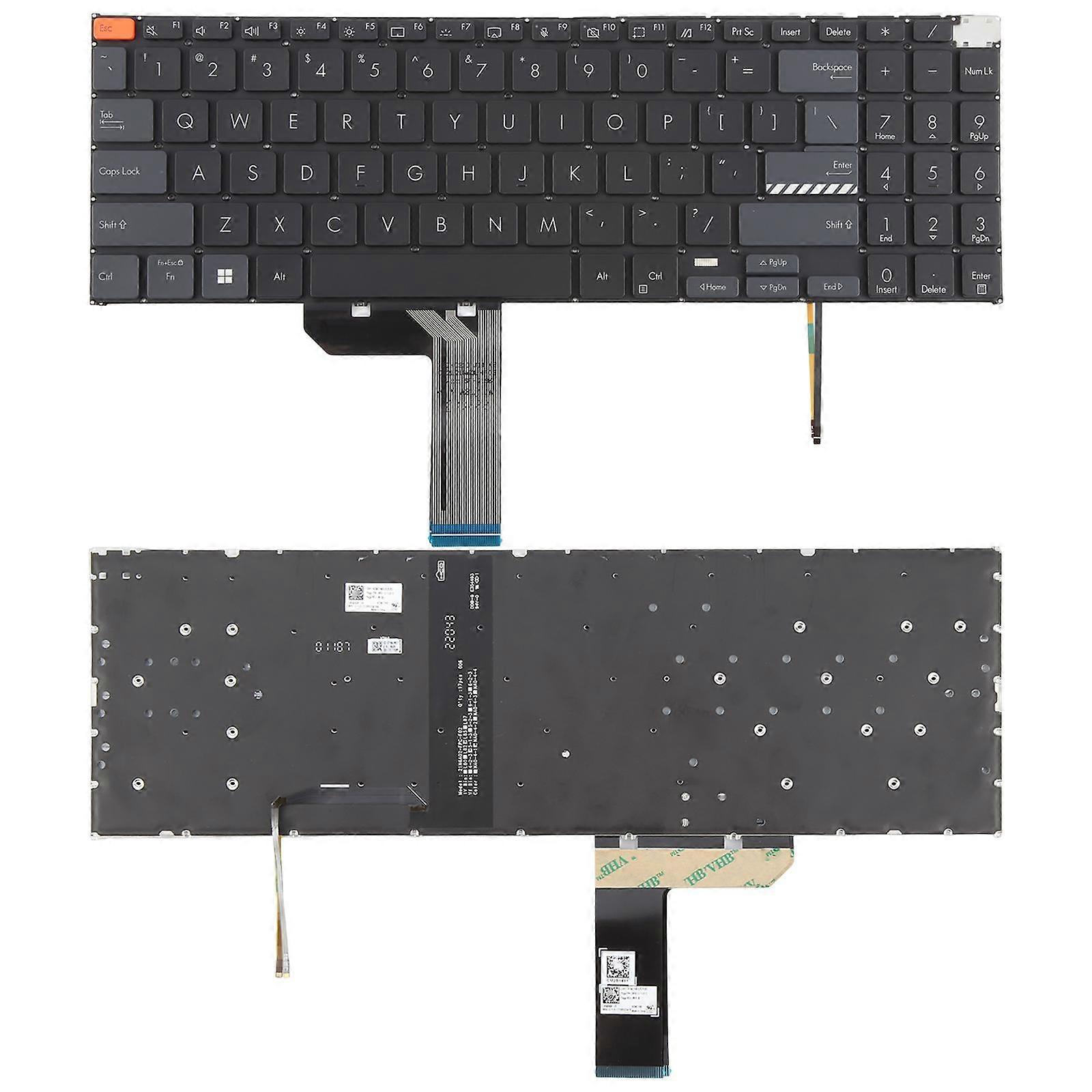 US Version Backlit Laptop Keyboard for Asus Vivobook Pro 15X OLED K6501 M6501