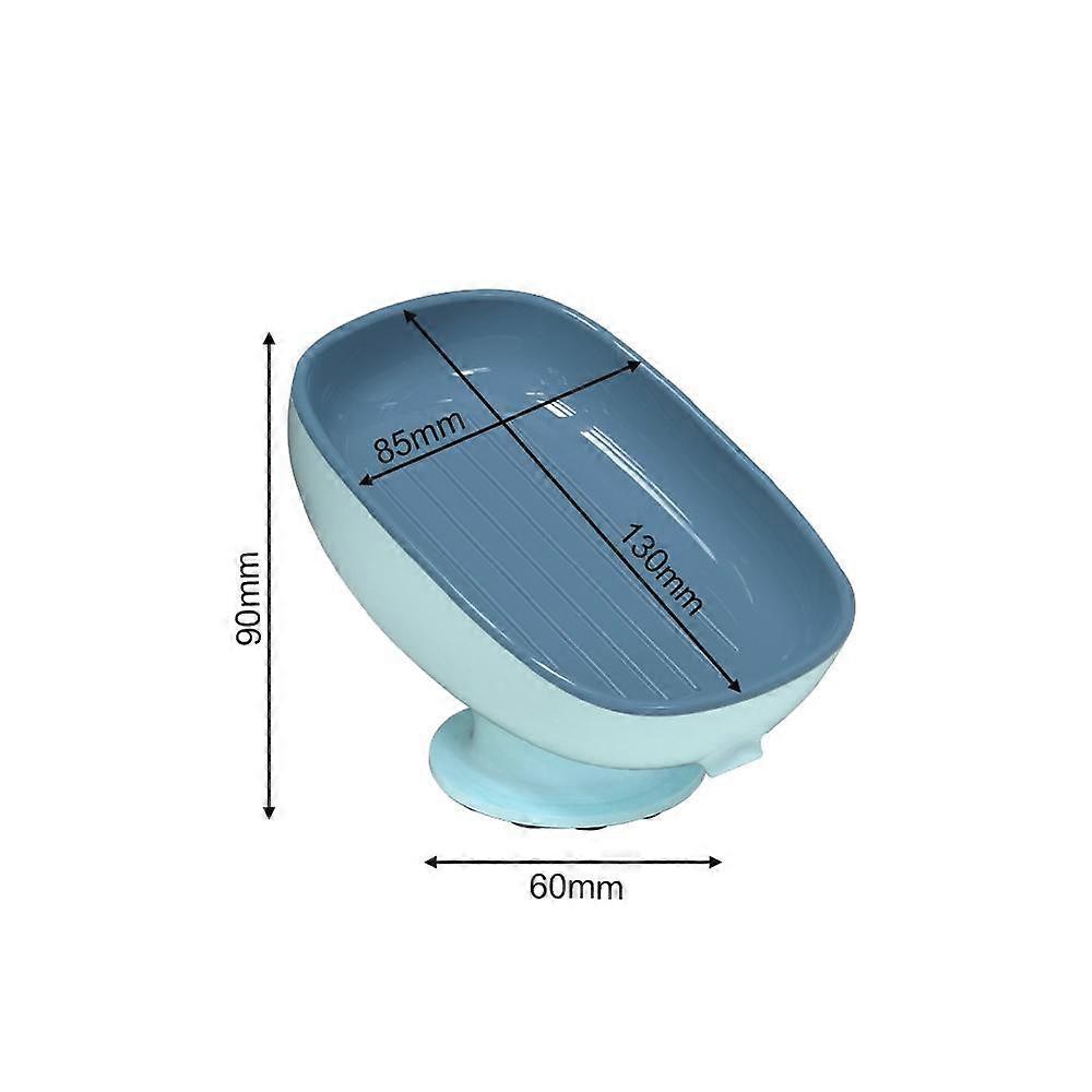 Super Suction Cup Soap Dish with drain water For Bathroom Soap Holder Kithcen Sponge Holder Soap container Bathroom Supplies