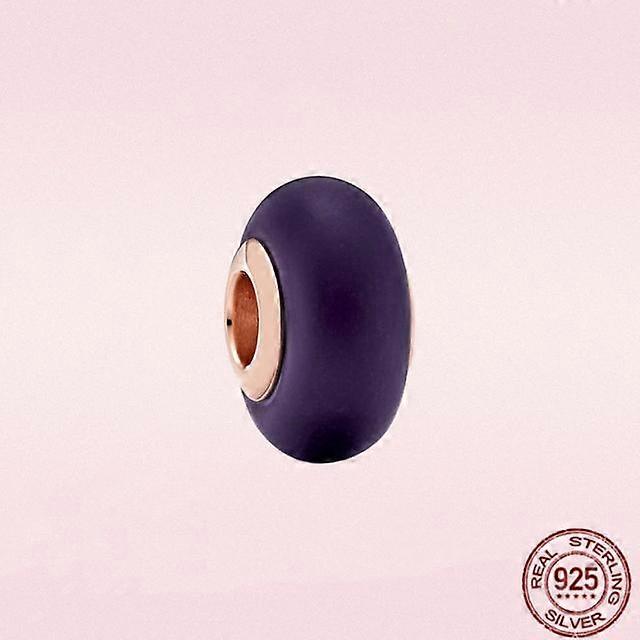 925sterling ασημί μωβ στυλ μαμά ζιργκόν καρδιά άπειρη γοητεία αιώνιες χάντρες ταιριάζει πρωτότυπο Fasion Charm βραχιόλι Diy κοσμήματα