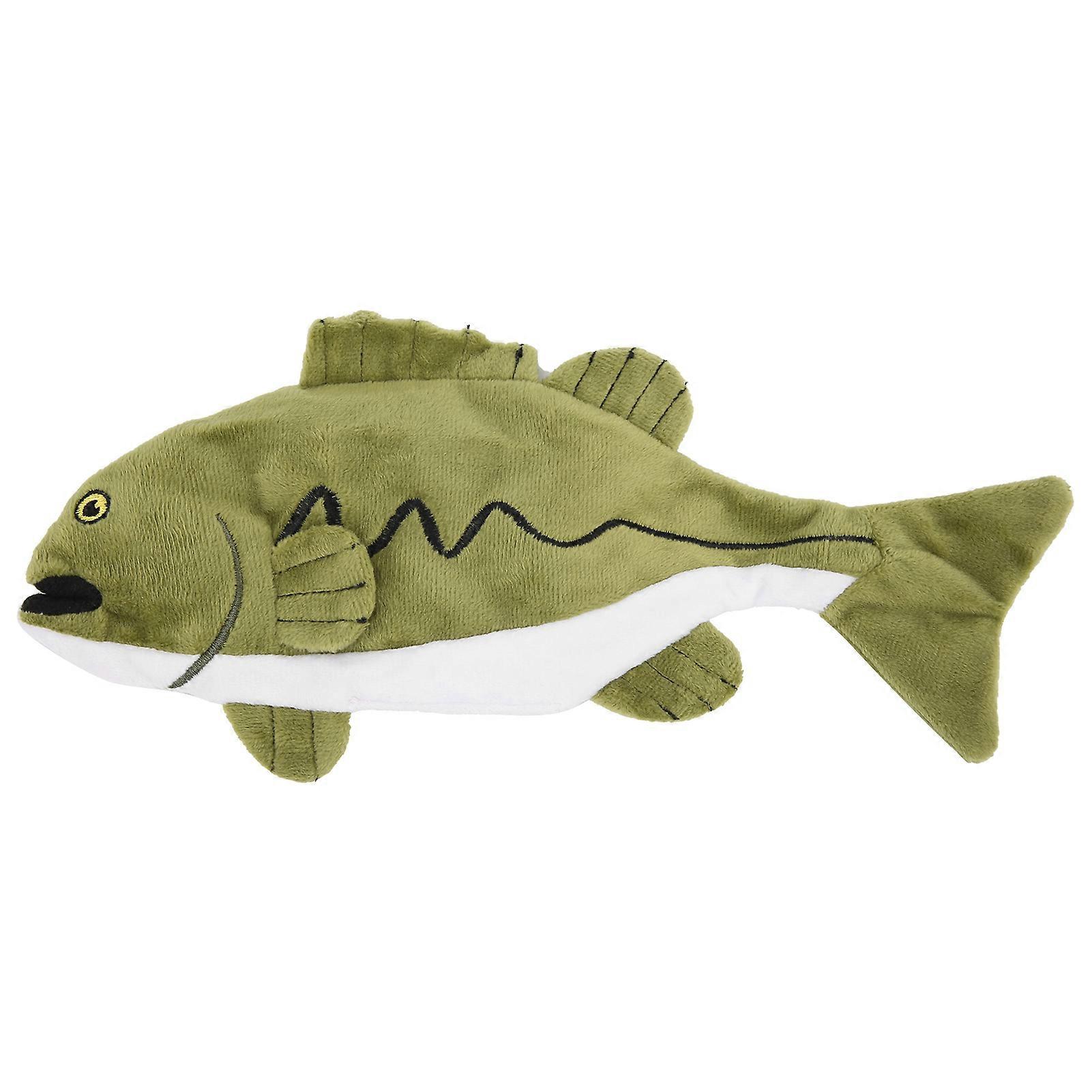 Cat Plush Simulation Fish Toy Squeaky Interactive Toy for Indoor Cats Kittens Biting