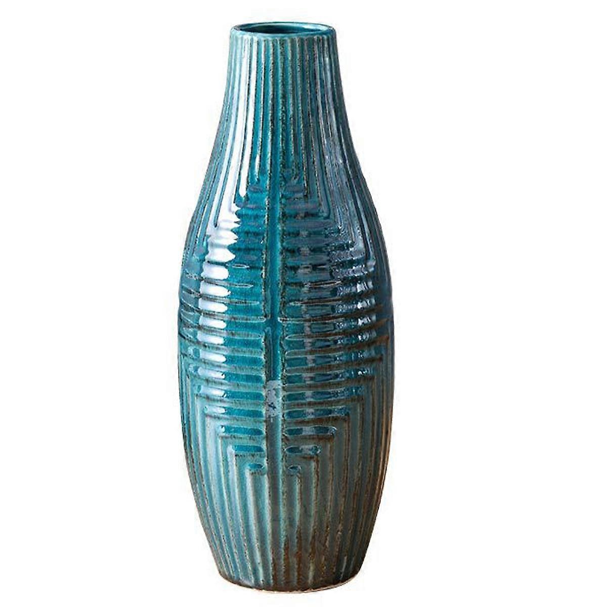 Decorative Vases, Matte Glaze Boho Modern Home Decor With Modern Pattern And Non-Slip Pad, Exquisite Packaging For Gift Giving (Perfect Size)