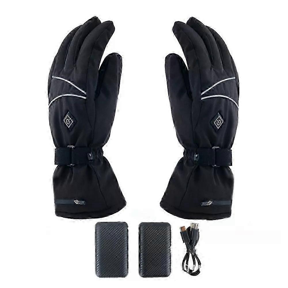 Erkekler Kadınlar için Şarj Edilebilir Isıtmalı Eldivenler, Ekran Dokunmatik Suya Dayanıklı Elektrikli Isıtmalı