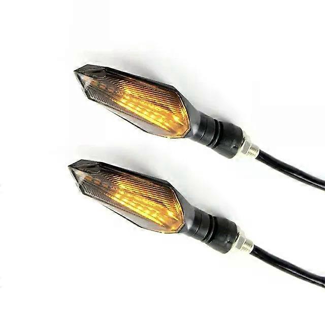 2pcs Universal Motorcycle Turn Signal LED Lights Indicators Signal Light Rear Tail Brake Flasher Light Motorcycle DRL Lamp