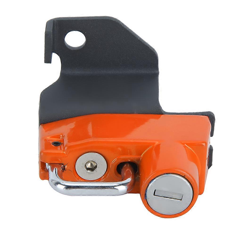 Motorcycle Helmet Lock Left Side for Vulcan S ABS 2015+ Orange