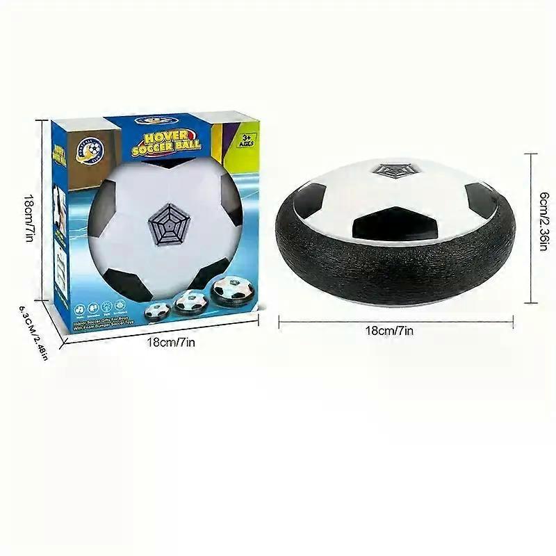 LED Hover Football Ball - Anti-Collision Floating Toy with Soft Bumper for Outdoor Games and Parent-Child Interaction - Perfect Gift (Batteries Not In