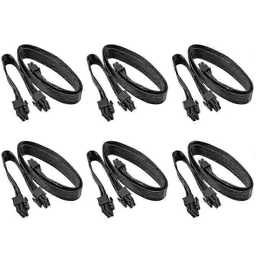 ATX CPU 8 Pin Male to Dual PCIe 2X 8 Pin (6+2) Male Power Adapter Cable for Modular Power Supply(63
