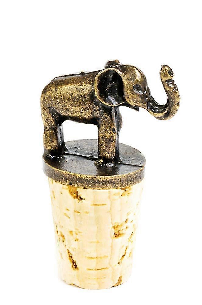 Antique Brass and Bottle Cork Stopper