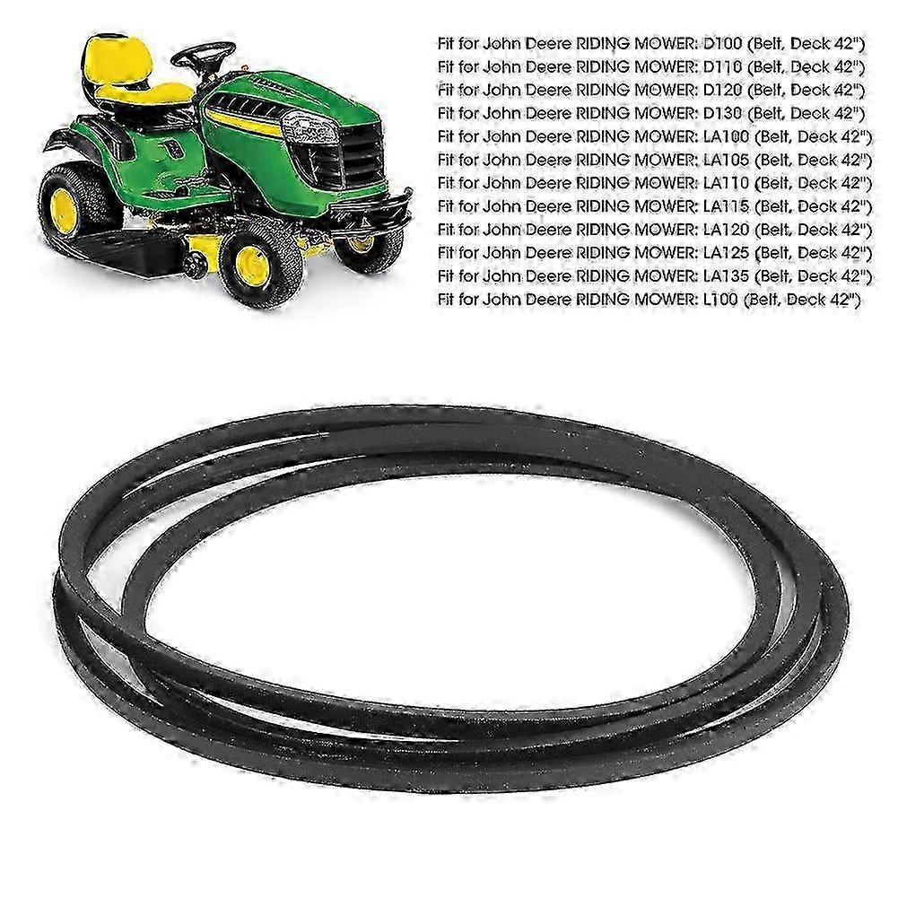 thumbnail image 2 of John Deere Deck Belt GX20072 GY20570 Replacement - 1/2 X 104 Inch Mower Drive Belt For L100 LA100 D100 Models 2 of 14