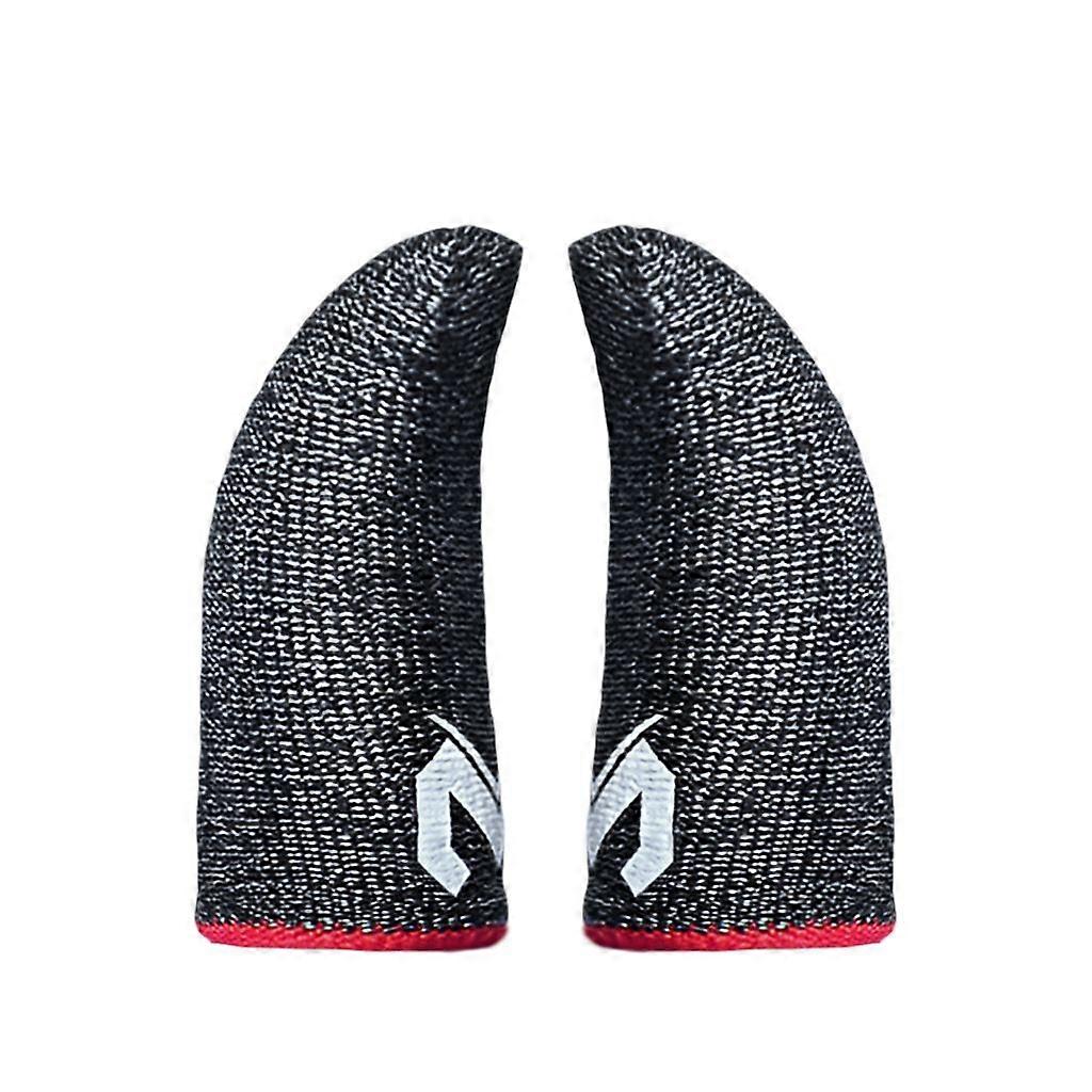 כפפת גיימינג סיב כסף נגד החלקה גיימר כיסוי אצבע למשחקים ניידים Pubg