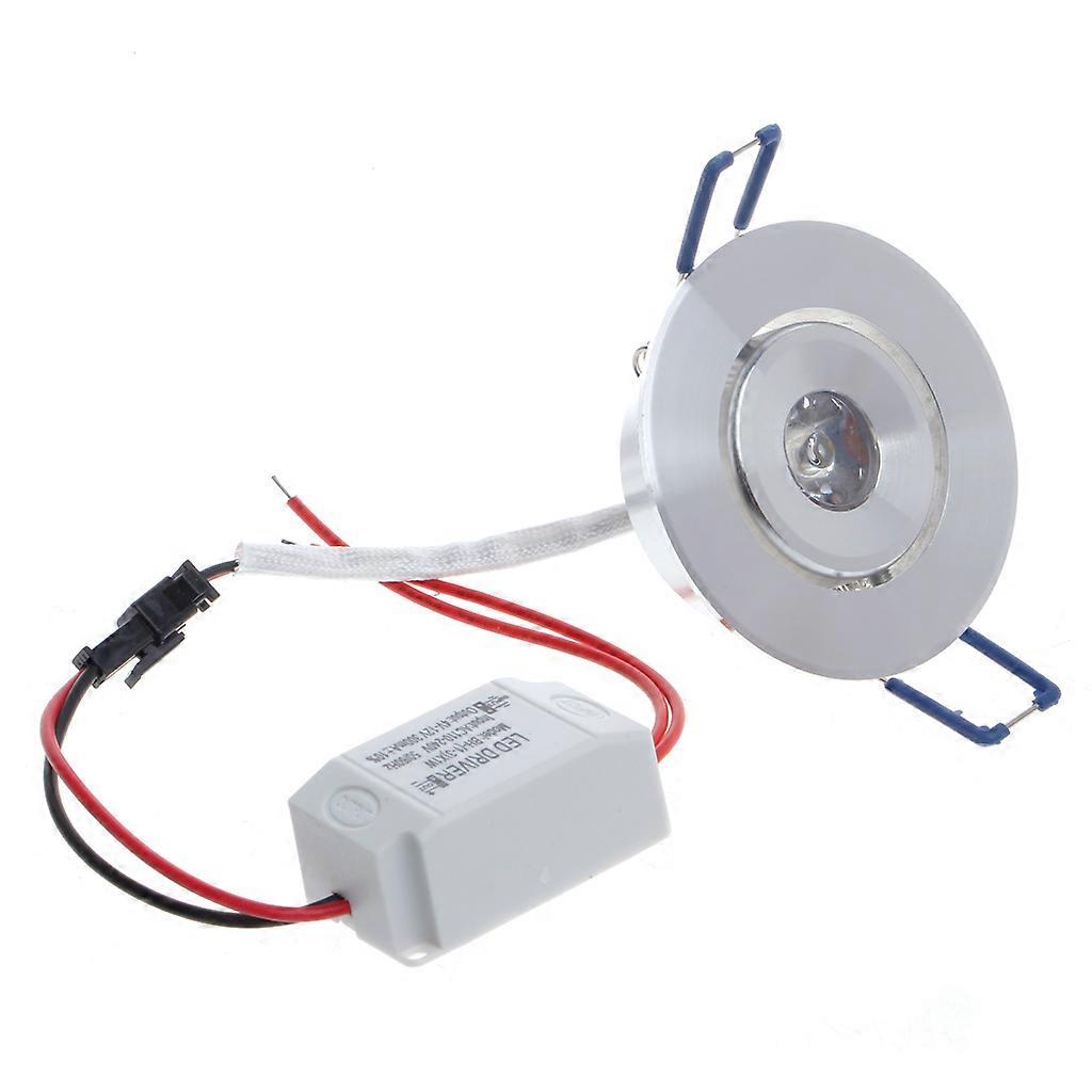 HOTウォームホワイト1W LED天井屋内ダウンキャビネット照明器具埋め込み式ランプ