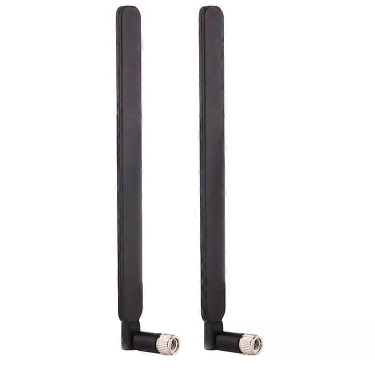 4G LTE Router Antenna-2 PCS,5dBi SMA Male,Black-Black