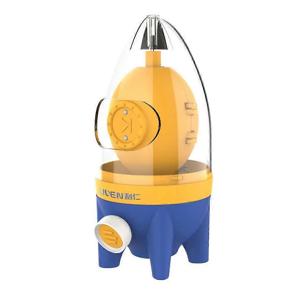 Cute Egg Scrambler Portable Egg Mixer with Pulling Rope, Quick Raw Egg Spinner for Kitchen, Type A Golden Egg Maker