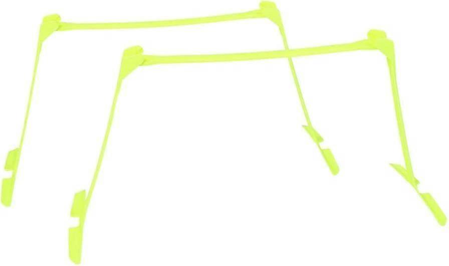 2PCS Adjustable Speed Training Hurdles (Yellow)