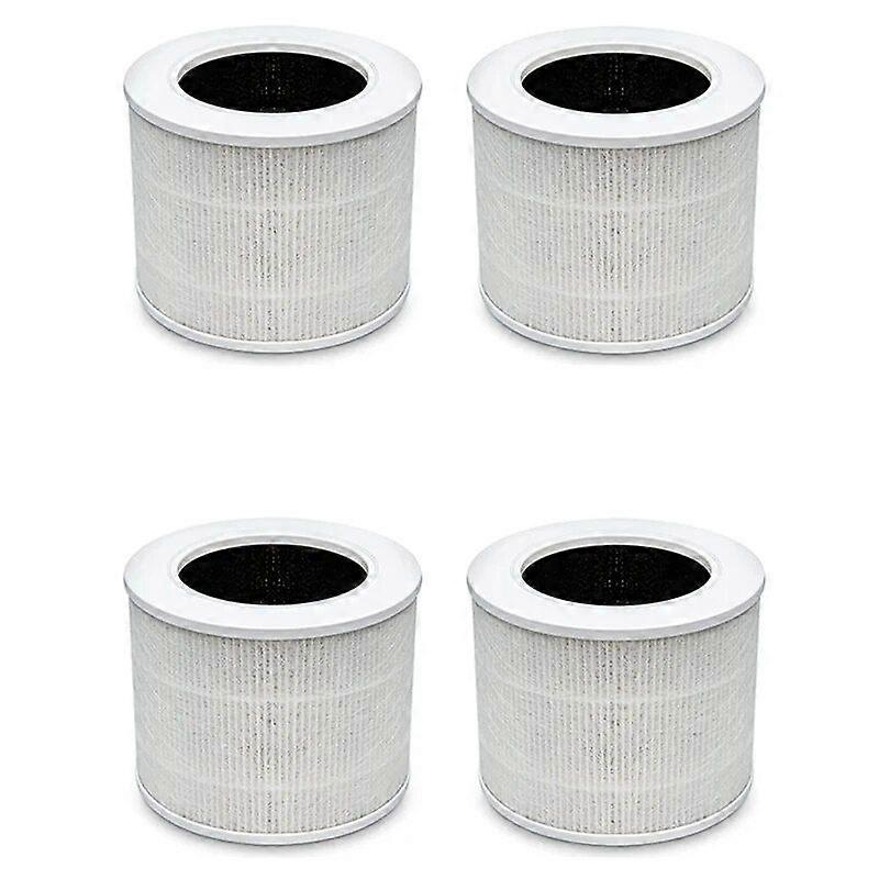4Pcs Replacement Filter For LEVOIT Air Purifier Core Mini Part Core Mini-RF,H13 HEPA Filter 3In1 Activated Carbon Filter