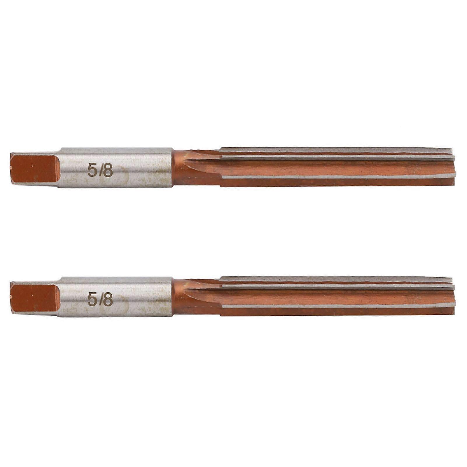 2PCS Hand Reamer American System Straight Shank Conical Reamer for Boring Processing