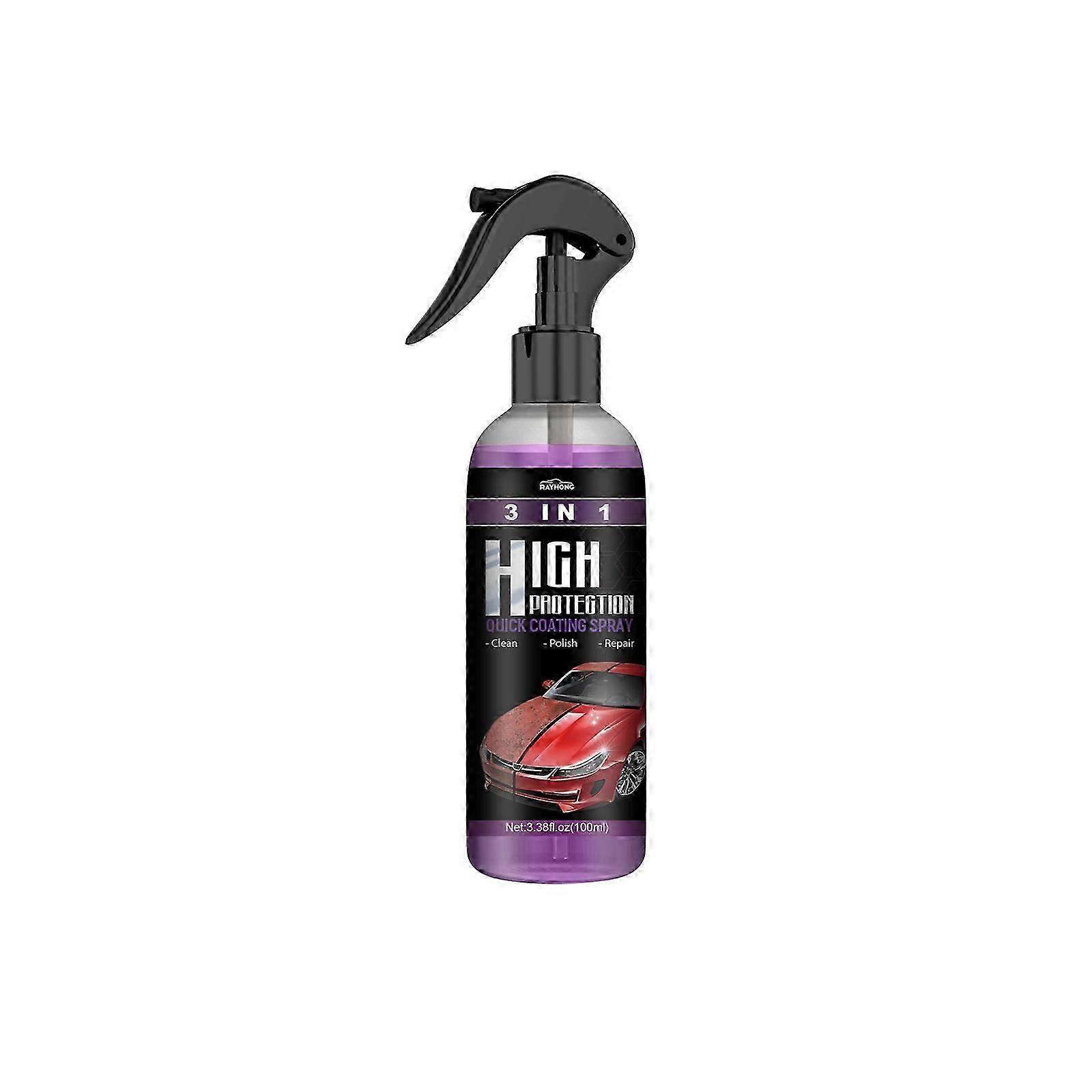 1-3x100ml High Protection Quick Car Ceramic Coating Spray 3 in 1 -Fast Dispatch