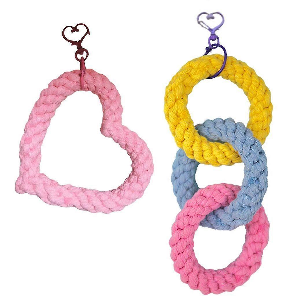 2PCS Interactive Climbing and Swinging Rope Toy for Small Pet Sugar Glider
