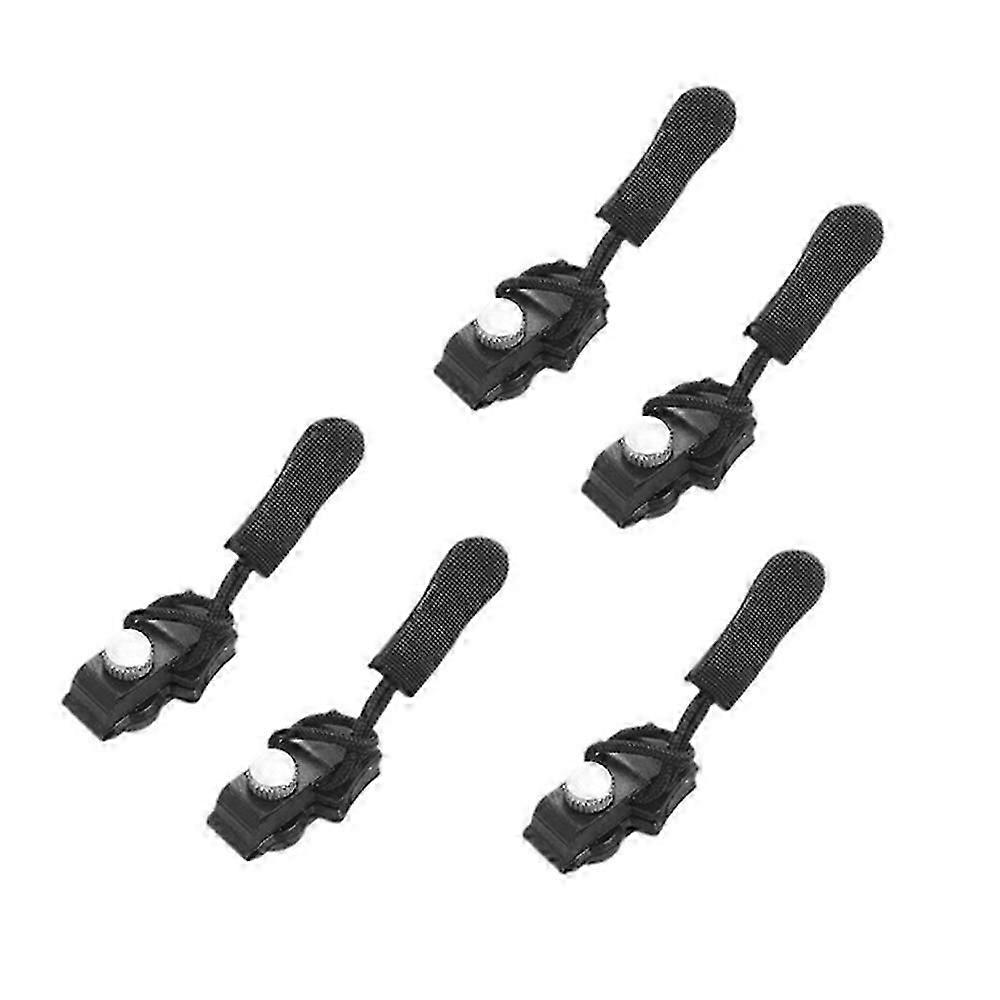5Pcs Universal Zipper Repair Kit Instant Detachable Zipper Head for Jacket Bag Zipper Slider -