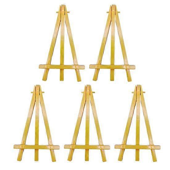 5Pcs Triangle Easel Mini Stand Kids Art Display Small Drawing Easel with Bright Colors 15.5cm