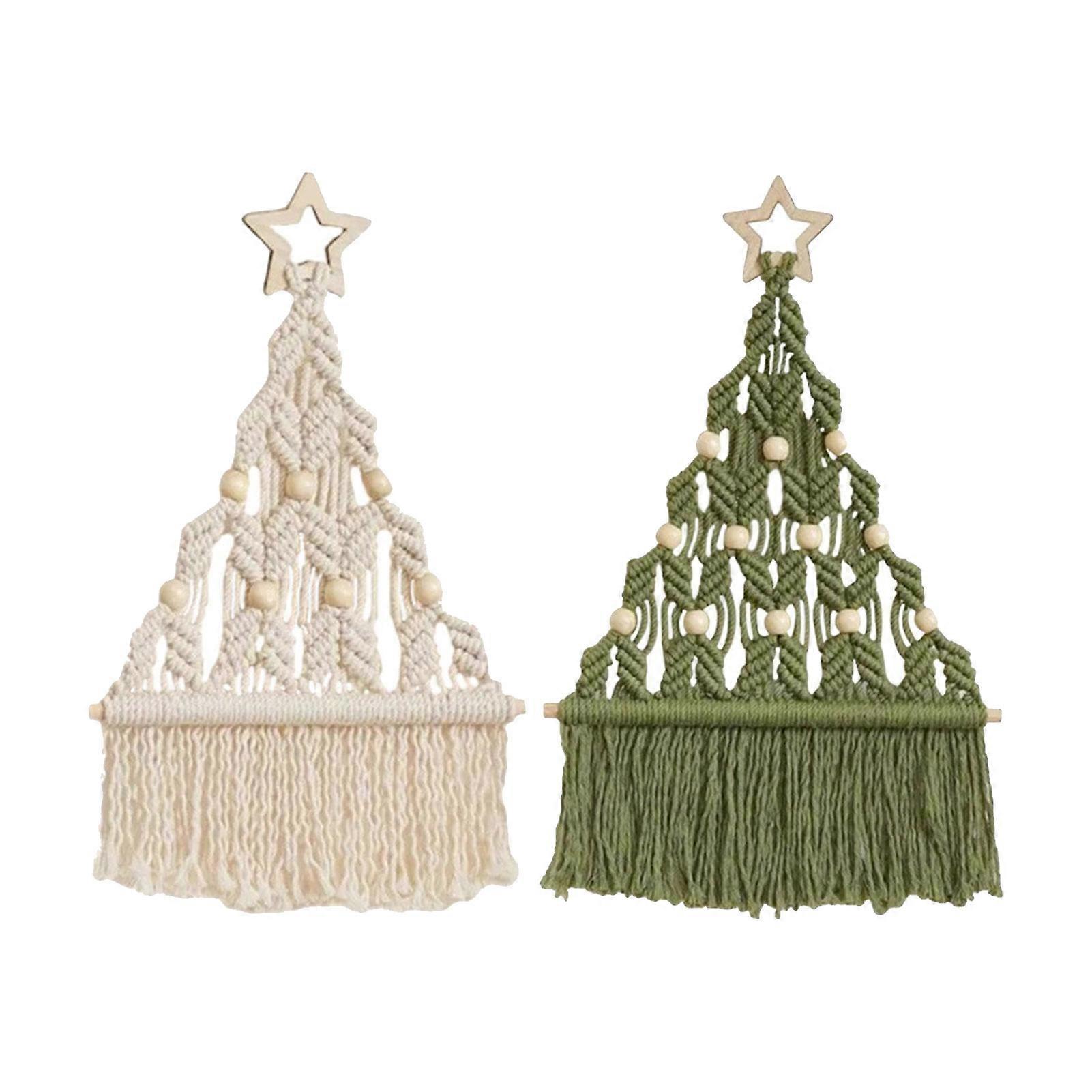 Christmas Tree Weaving Material Kit Convenient to Use with Instructions Xmas