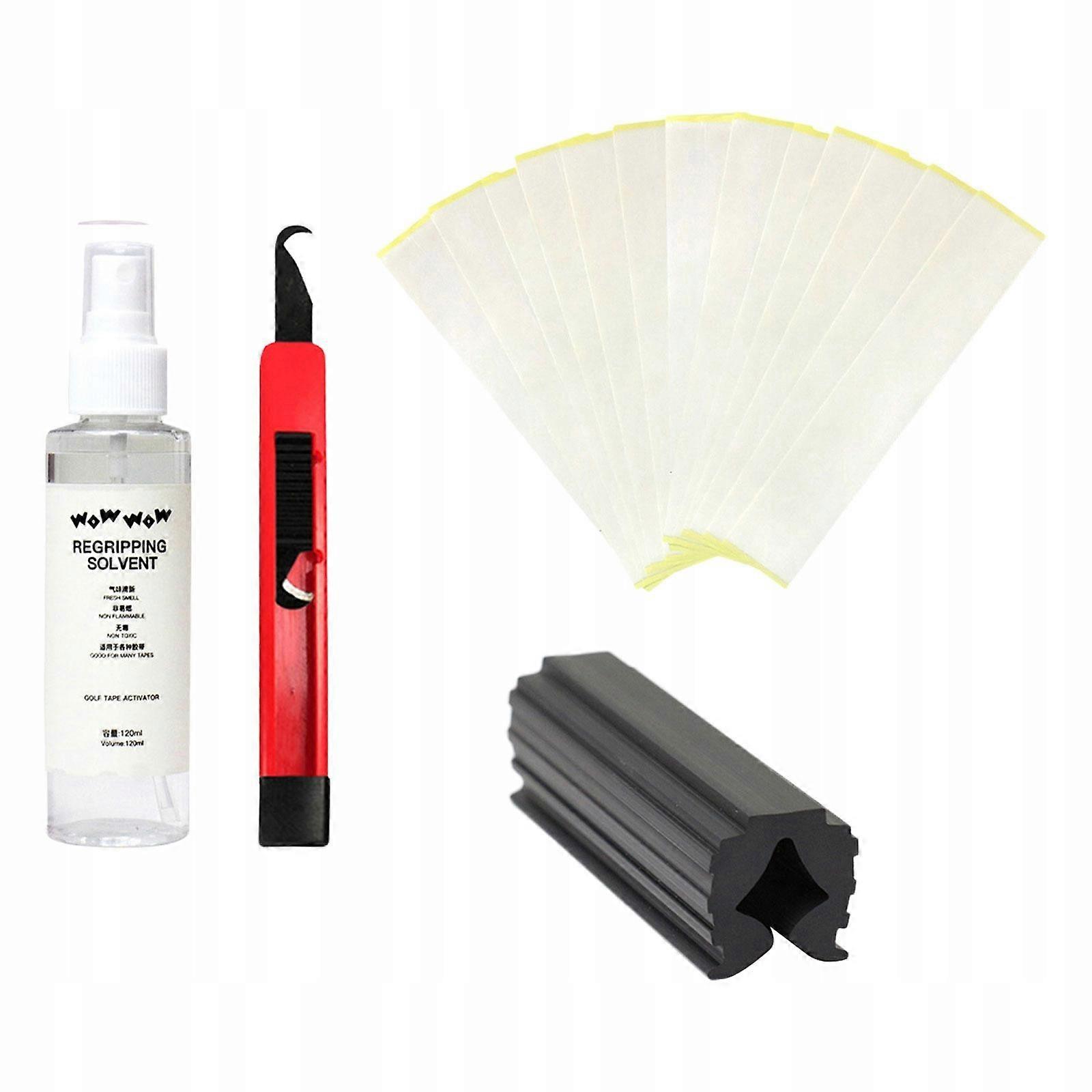 Ensemble De Poignées Pour Clubs De Golf Avec Solvant Et Caoutchouc