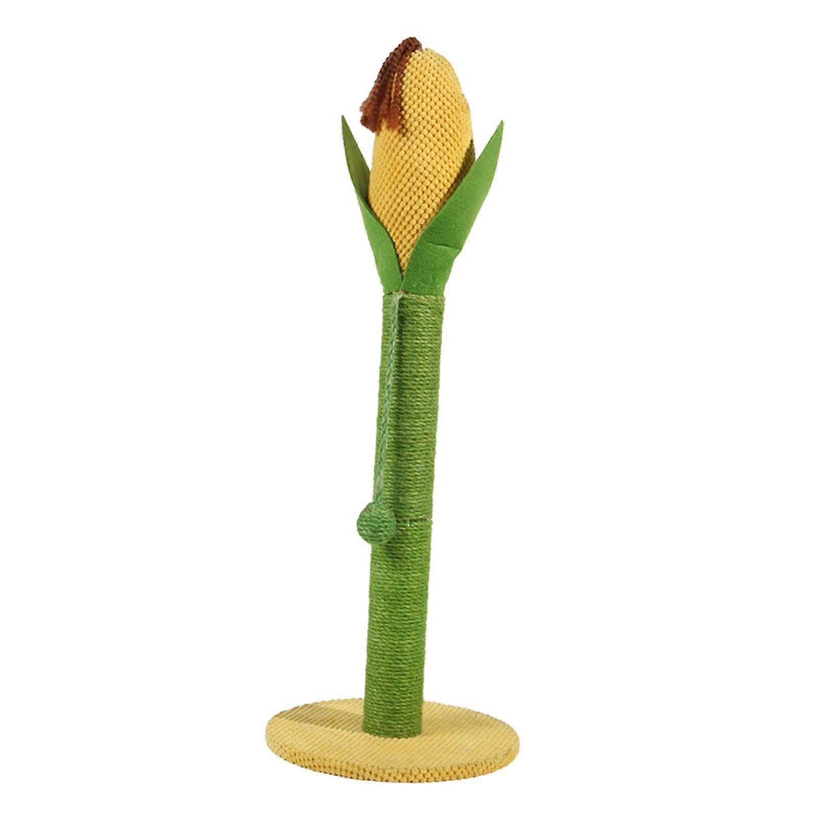 80cm Tall Scratching Pole with Teasing Ball Grinding Claws for Indoor Cats