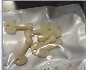 6pcs Triangle Lock Spanner Key For Trash Can Door Garbage Bin Lock Key Ideal For Public Spaces Schools And Communities Easy To Use And Install Secure